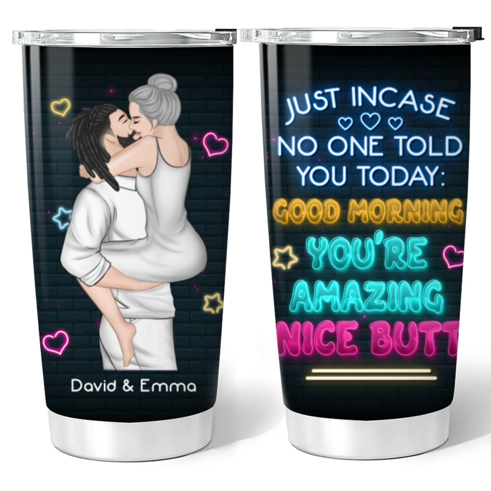 Good Morning Baby Girl - Personalized Custom Tumbler