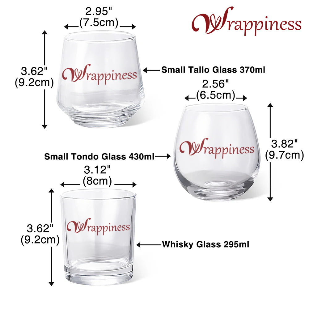 Prescription Whiskey Glasses - Personalized Custom Engraved Whiskey Glass