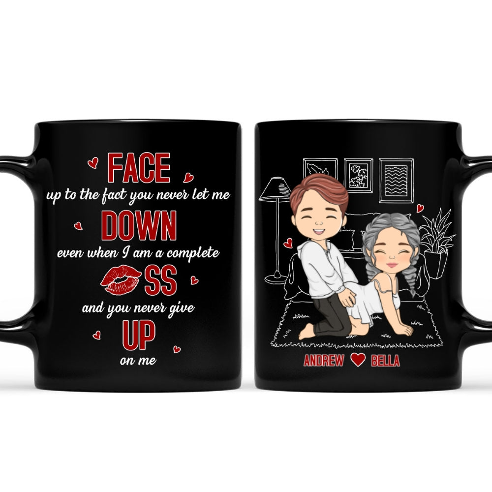 Face Up To - Personalized Custom Coffee Mug
