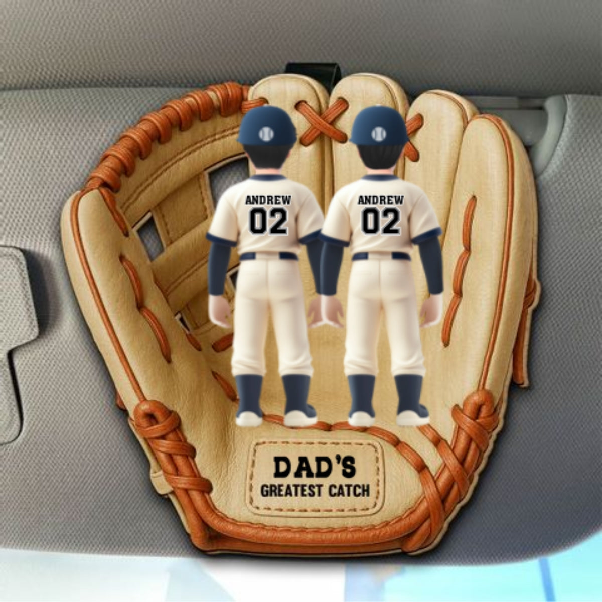 Greatest Catch - Personalized Custom Car Visor Clip