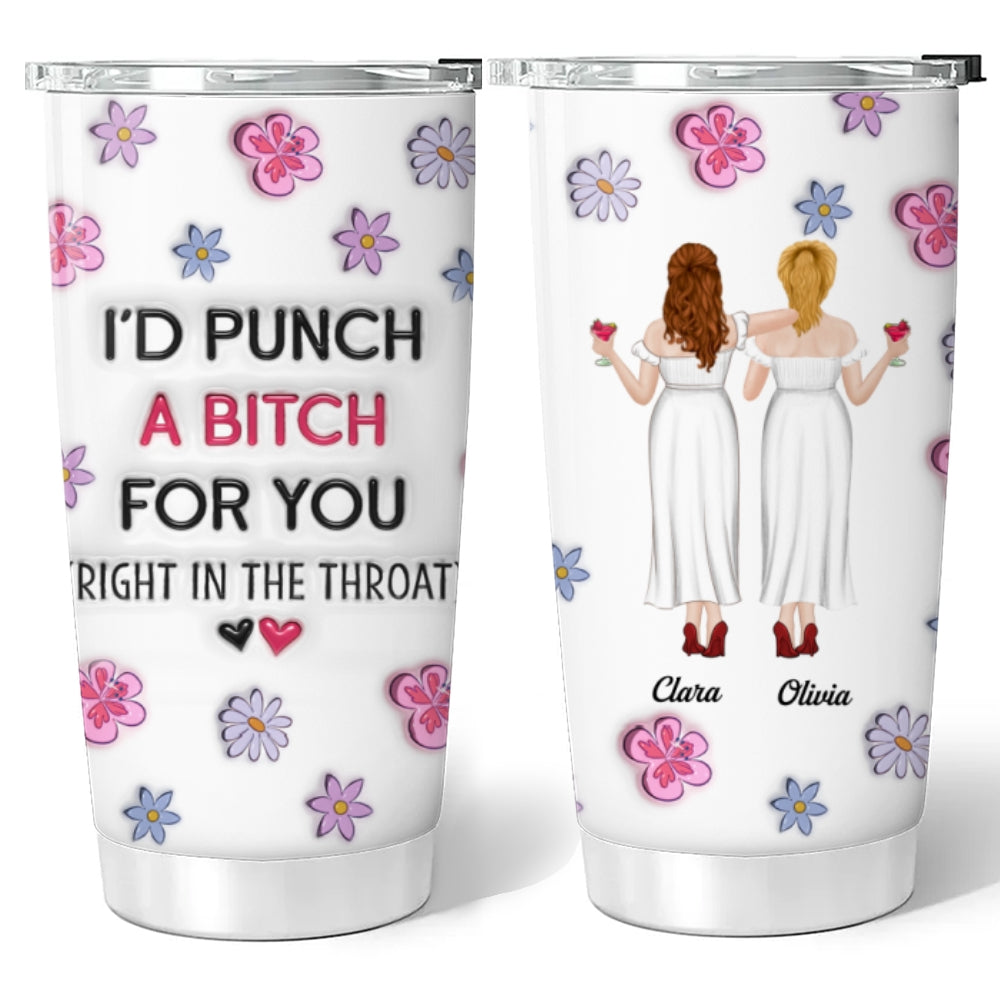 Punch Bitch - Personalized Custom 3D Inflated Effect Tumbler