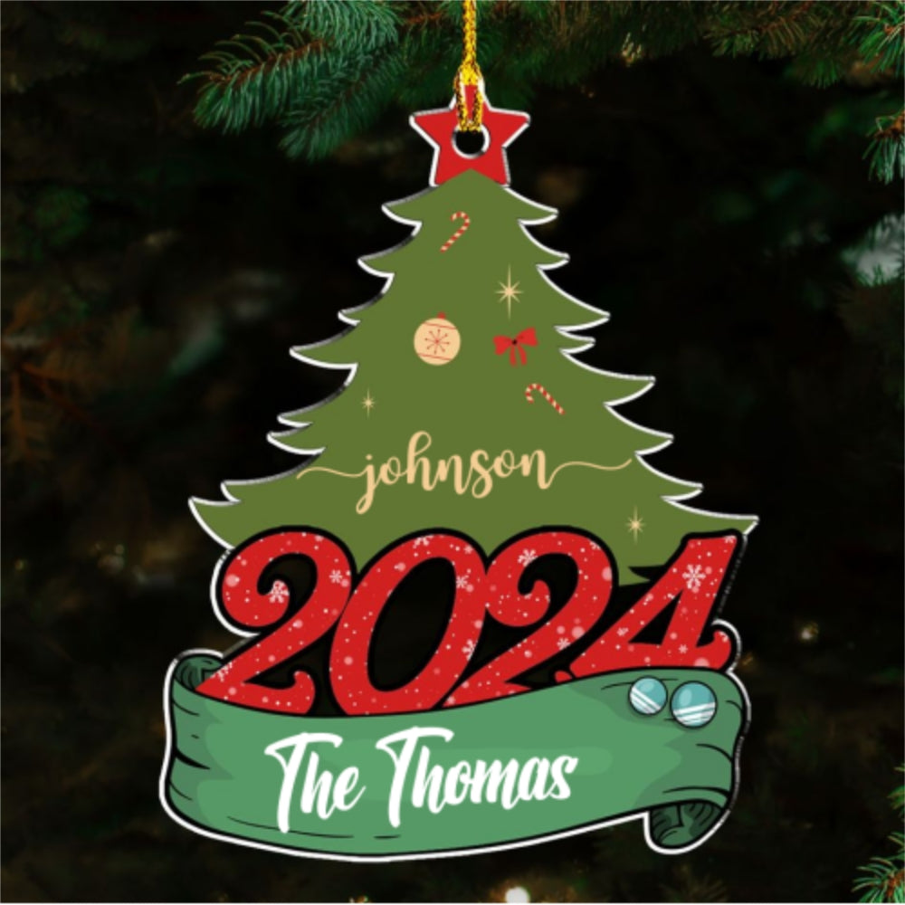 Christmas Tree - Personalized Custom Acrylic Ornament
