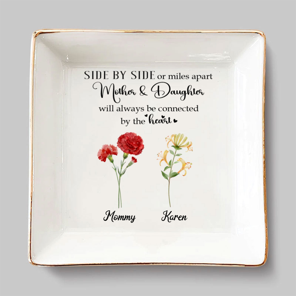 Linked Together - Personalized Custom Jewelry Dish