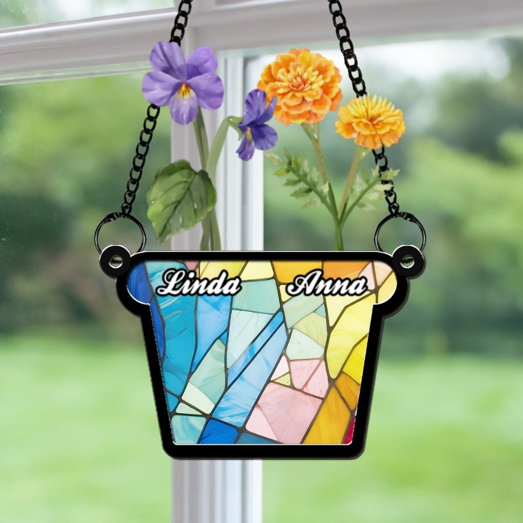 Birth Flower - Personalized Custom Suncatcher