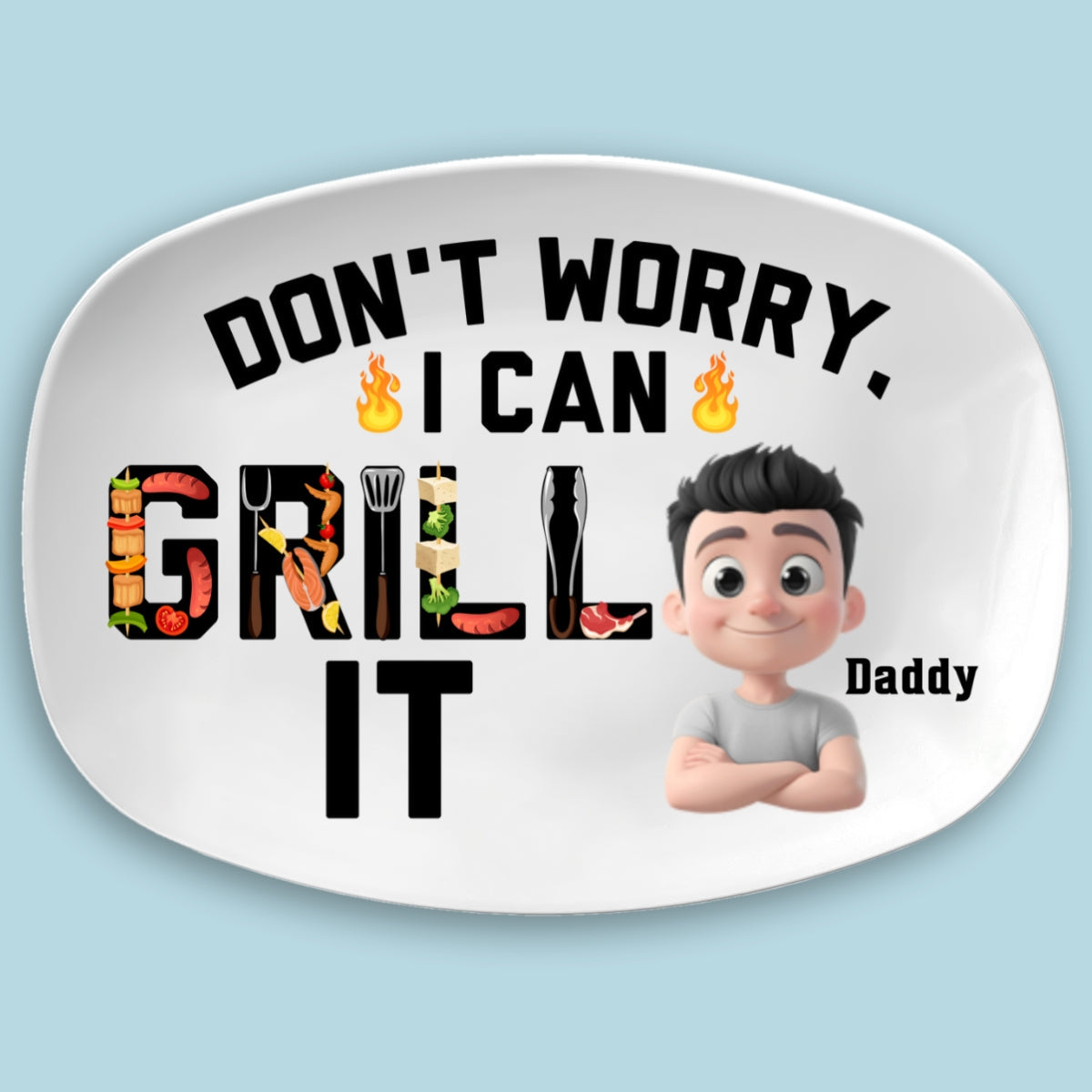 I Can Grill It - Personalized Custom Platter