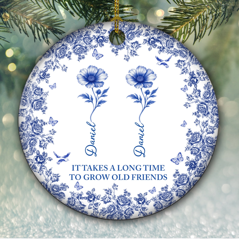 My Old Friends - Personalized Custom Ceramic Ornament