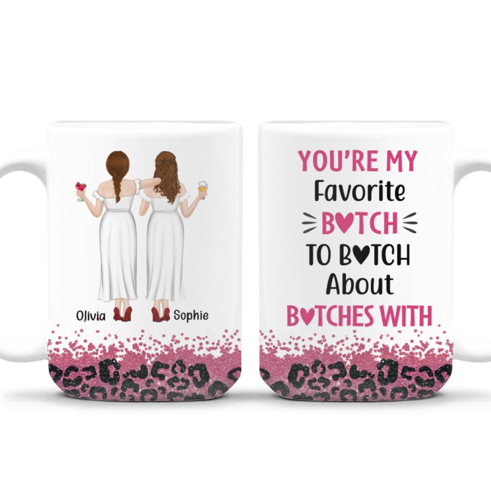 Favorite Bestie - Personalized Custom Coffee Mug