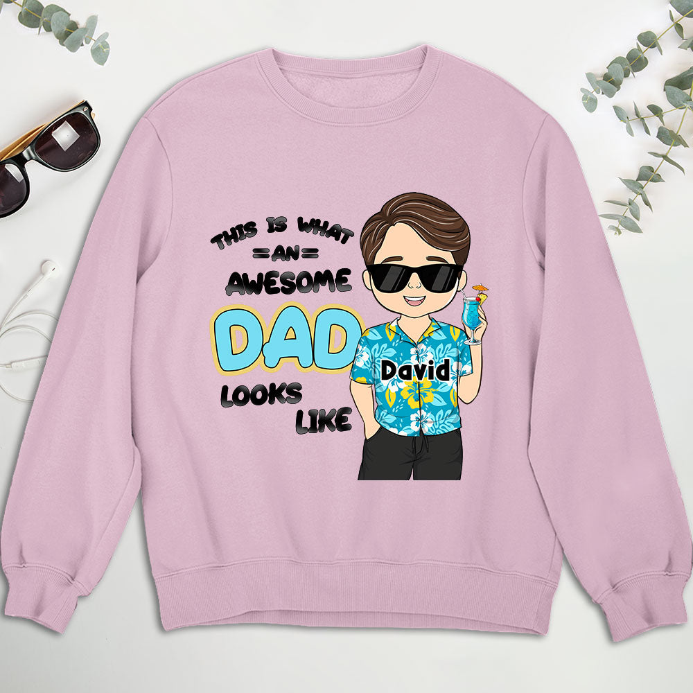 Awesome Dad - Personalized Custom Shirt