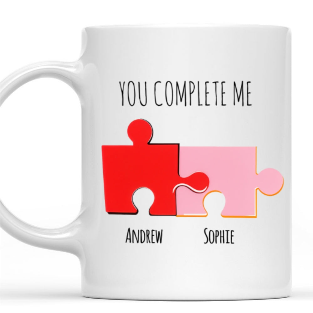 You Hold The Key To My Heart - Personalized Custom Coffee Mug