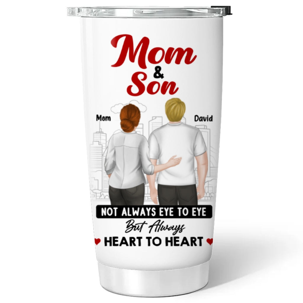 Mom And Son Forever Strong - Personalized Custom Tumbler