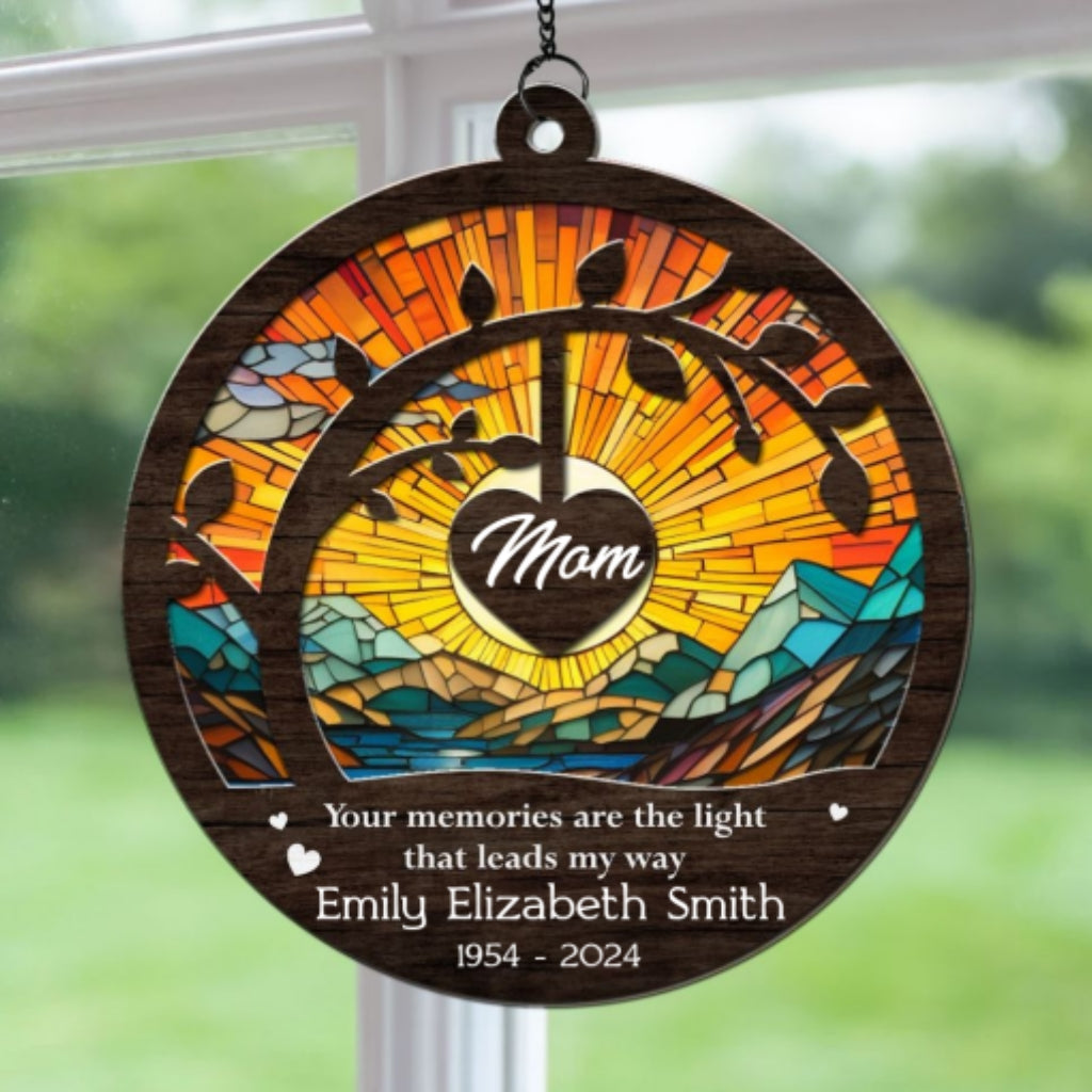Your Memories Are The Light - Personalized Custom Suncatcher