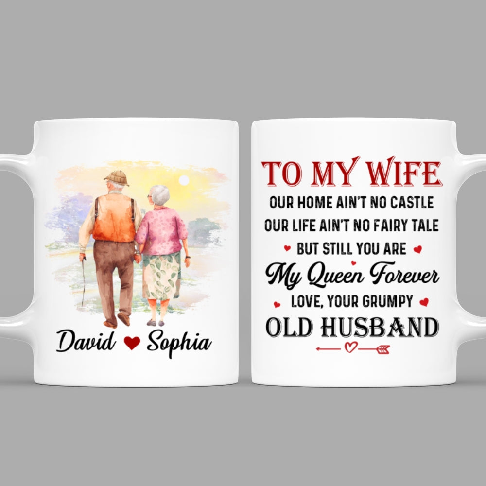 You Are My Queen - Personalized Custom Coffee Mug