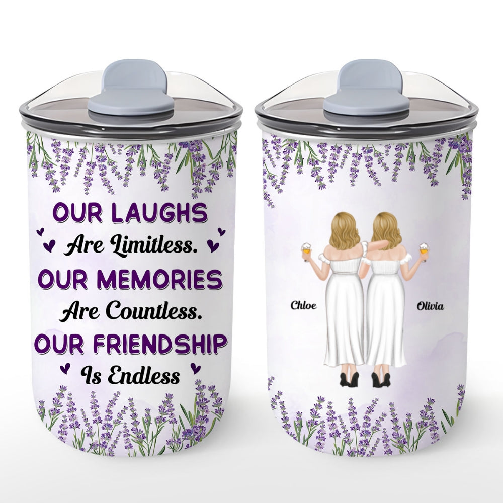 Our Laughs Our Memories - Personalized Custom 10oz Tumbler