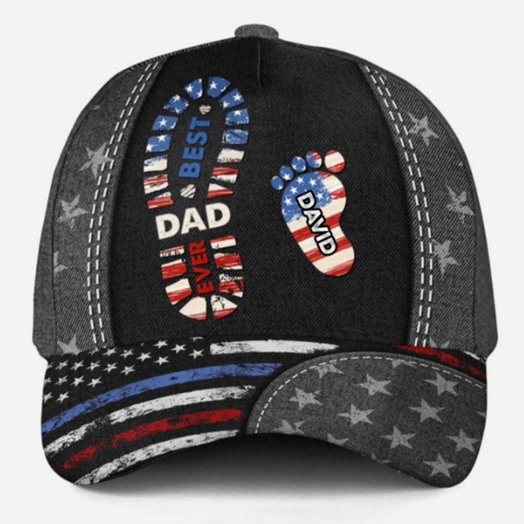 Best Dad Ever - Personalized Custom Classic Cap