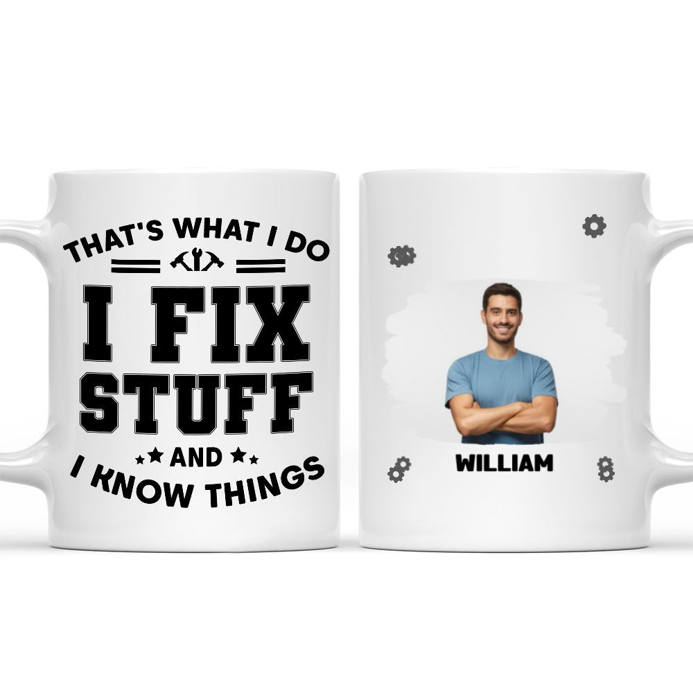 What I Do Photo - Personalized Custom Coffee Mug