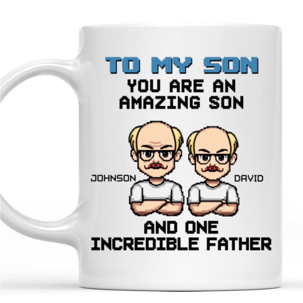 Incredible Father - Personalized Custom Coffee Mug