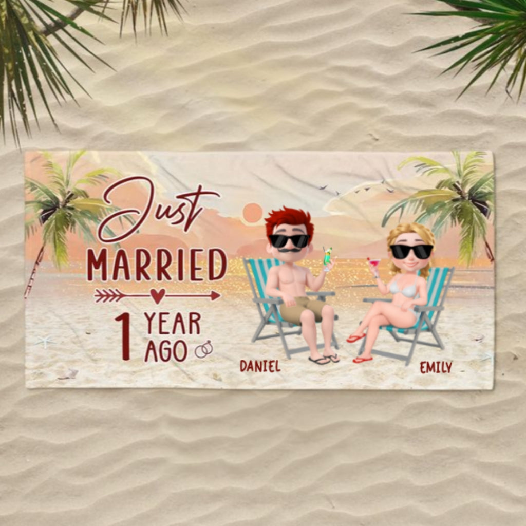 Best Vacation Ever - Personalized Custom Beach Towel