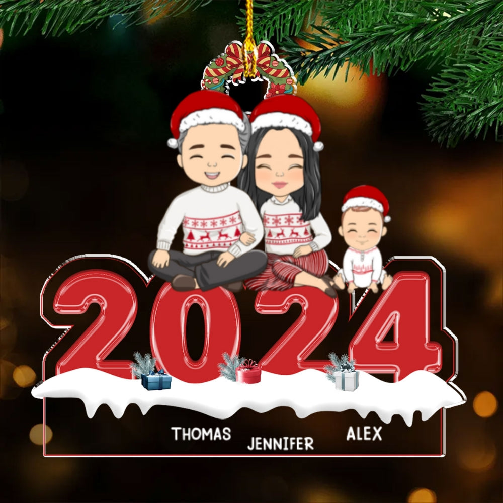 Family 2024 - Personalized Custom Acrylic Ornament