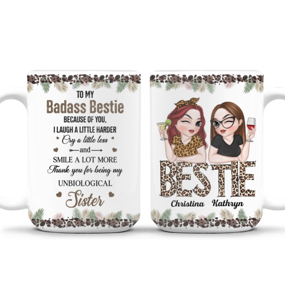Badass Bestie - Personalized Custom Coffee Mug