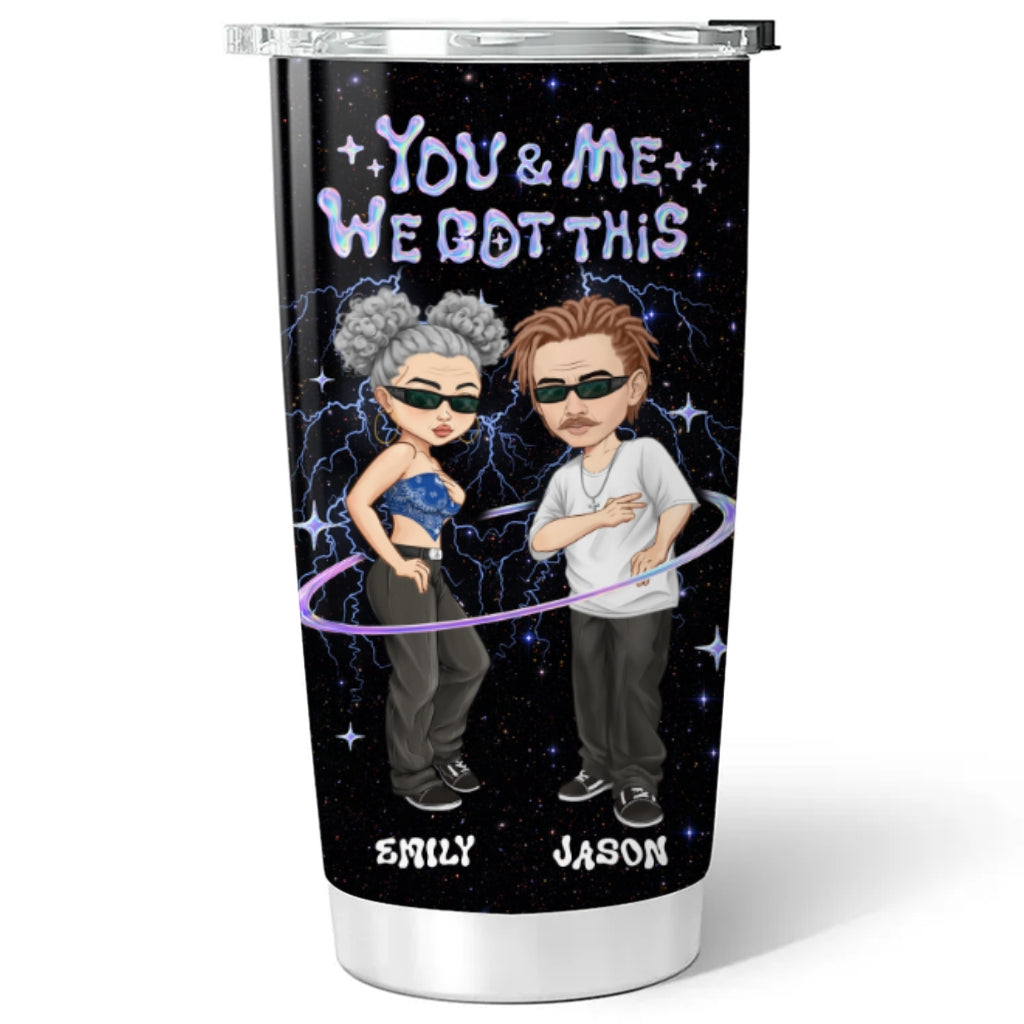 Couple Hologram - Personalized Custom Tumbler
