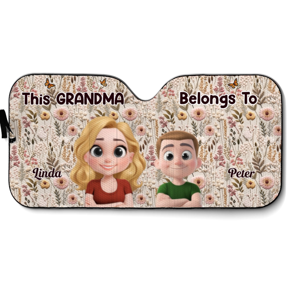 Wildflower Garden - Personalized Custom Car Sunshade