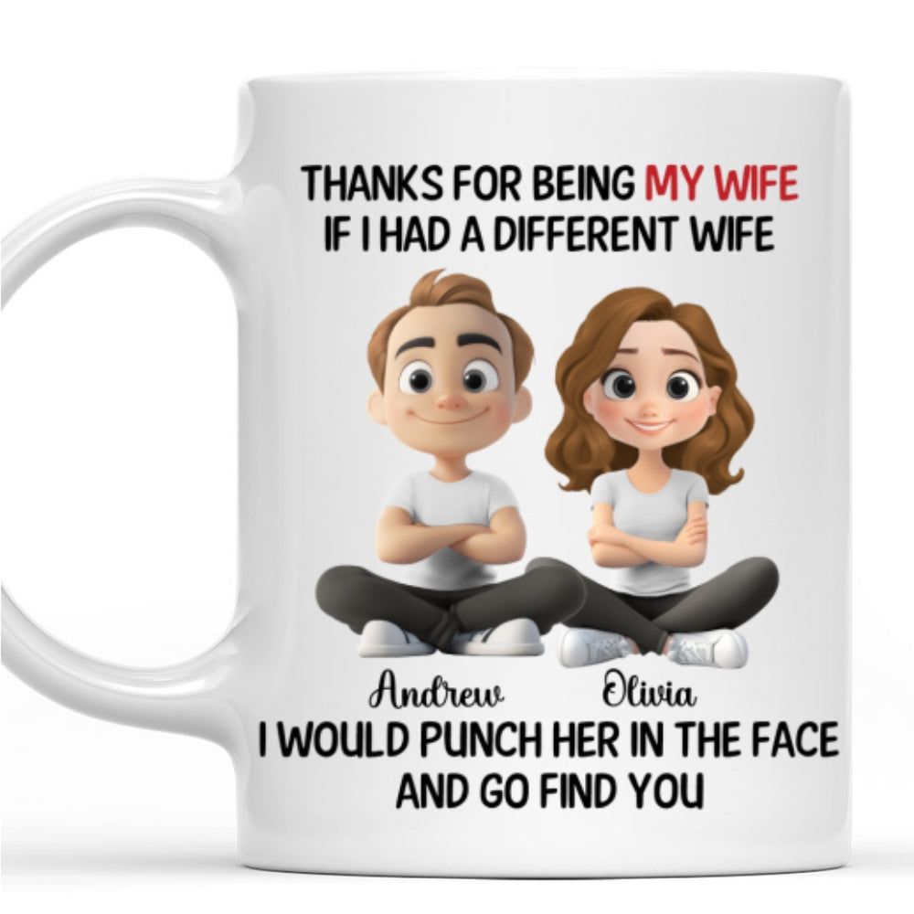 Punch Her For You - Personalized Custom Coffee Mug