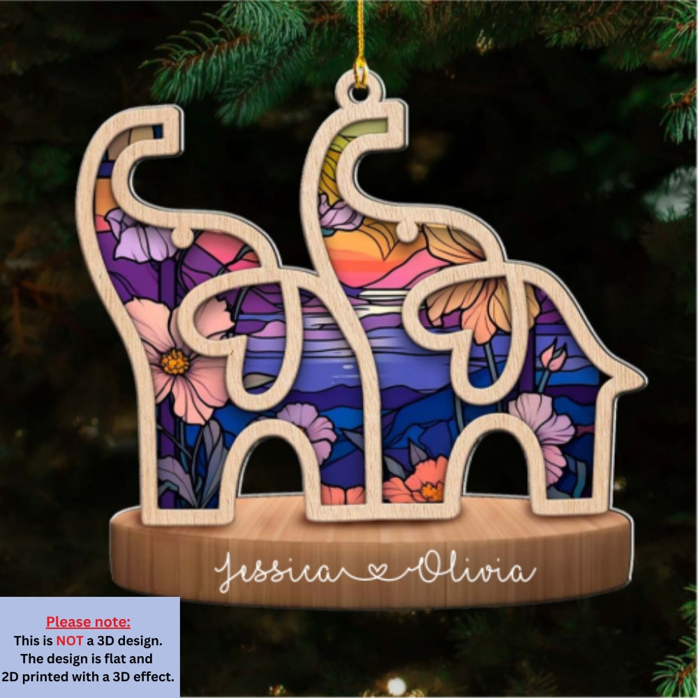 An Unbroken Bond - Personalized Custom 3D Effect Acrylic Ornament