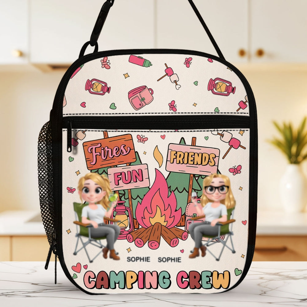 Camping Crew - Personalized Custom Insulated Lunch Bag