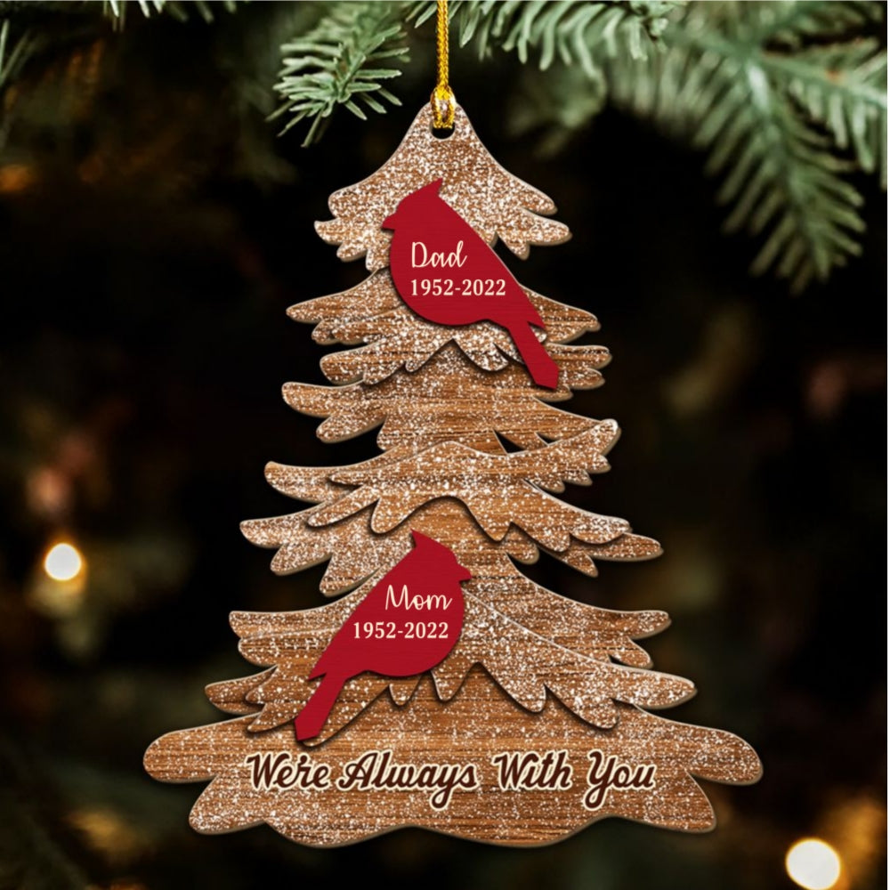 In Loving Memory - Personalized Custom Wood Ornament