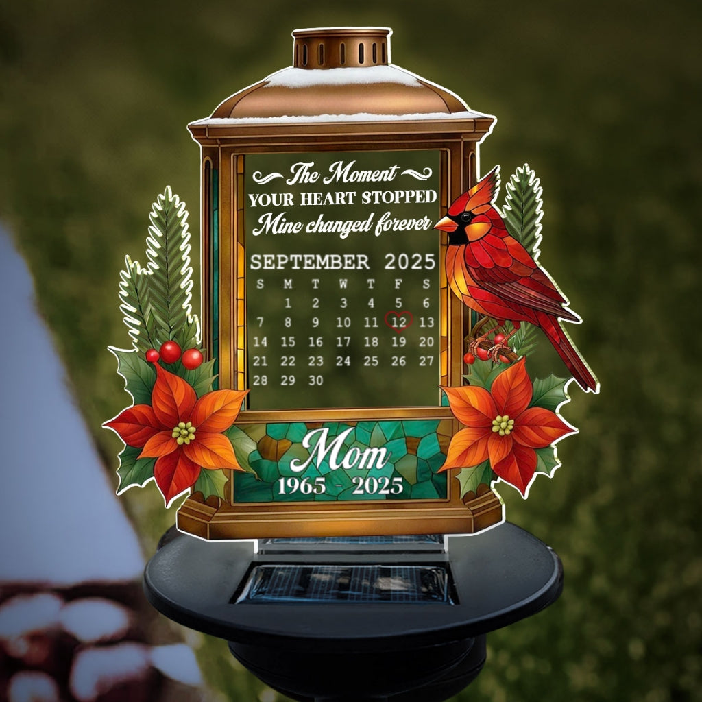 My Heart For You - Personalized Custom Solar Light