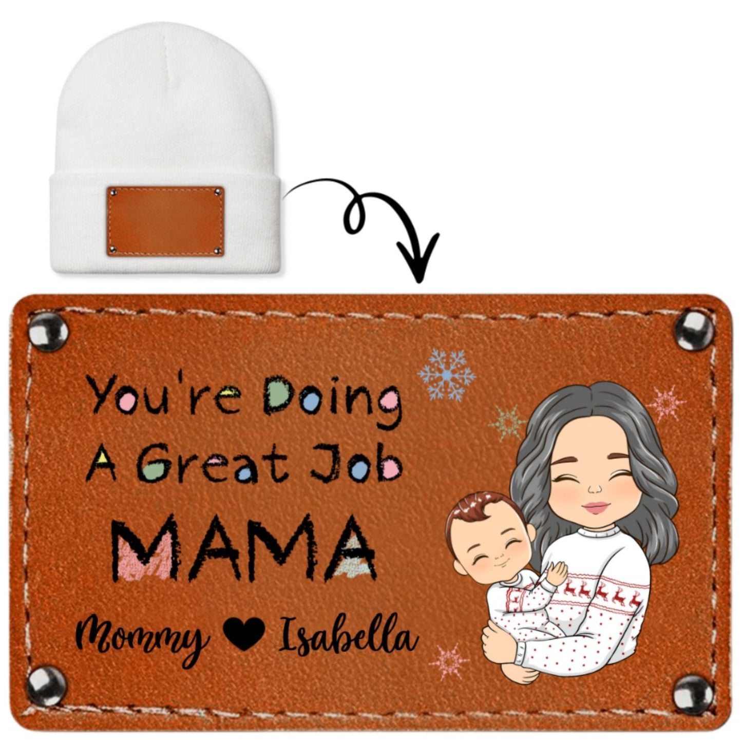 You Are Doing A Great Job - Personalized Custom Beanie
