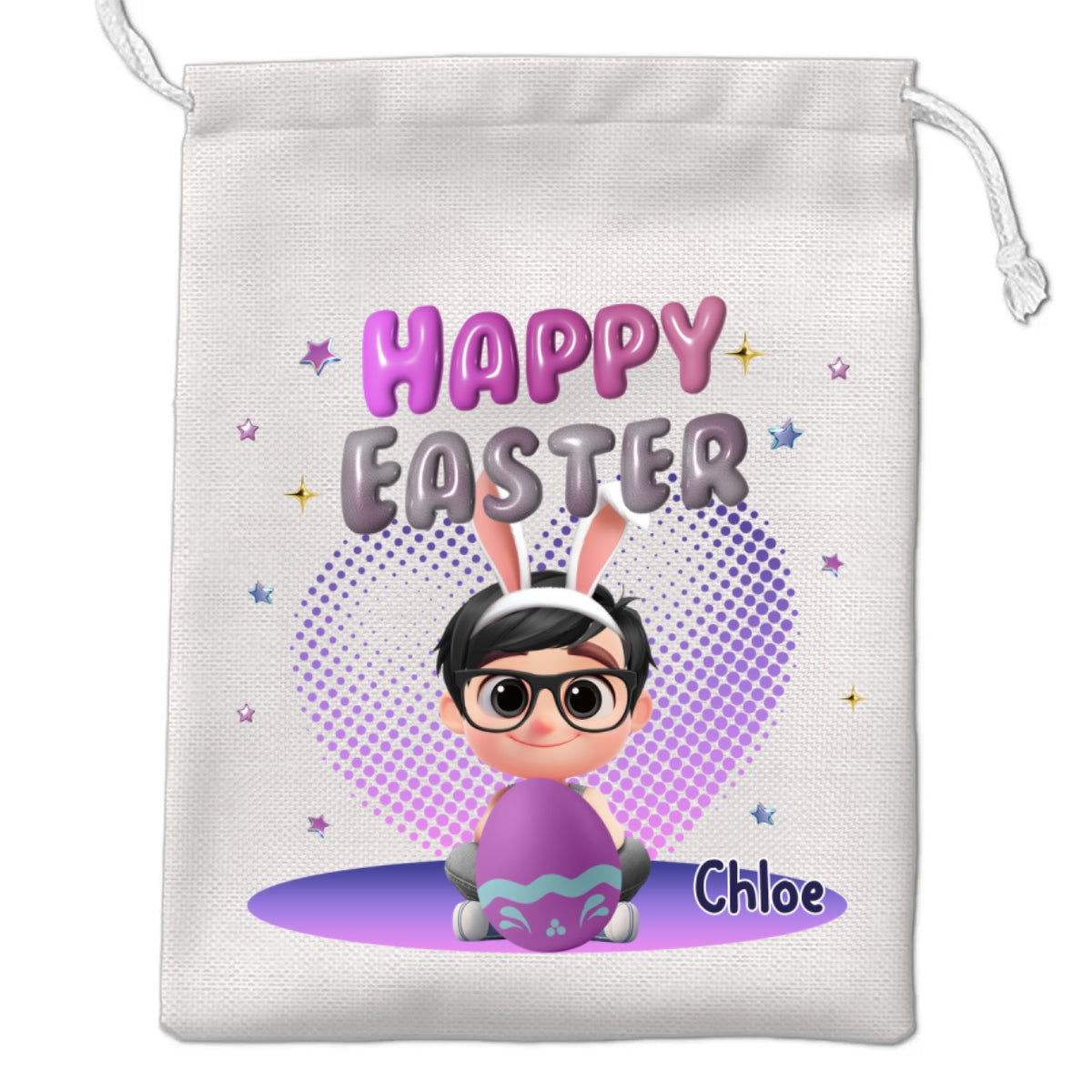 Hopping Into Easter Joy - Personalized Custom Favor Bag