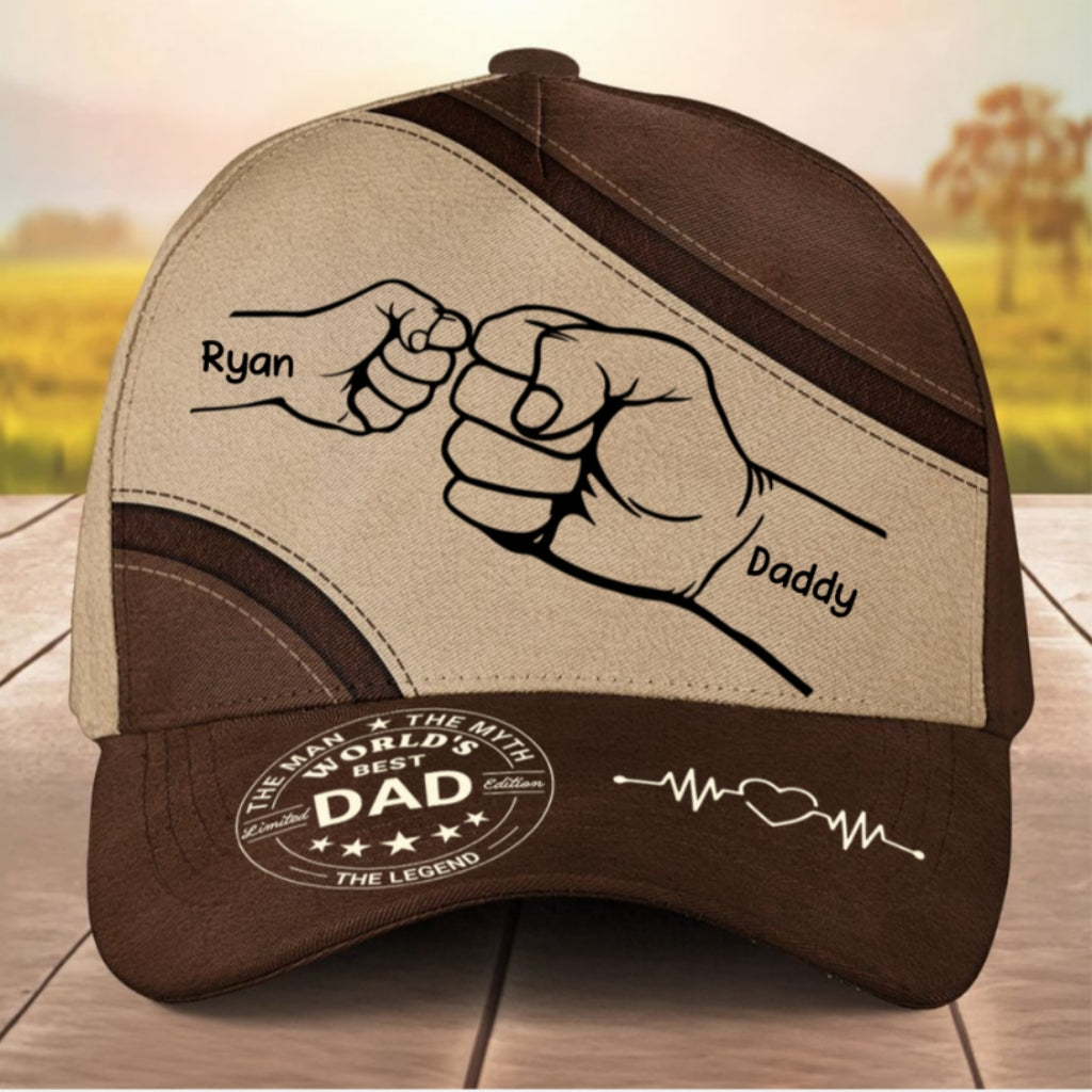 Best Dad in the World - Personalized Custom Classic Cap