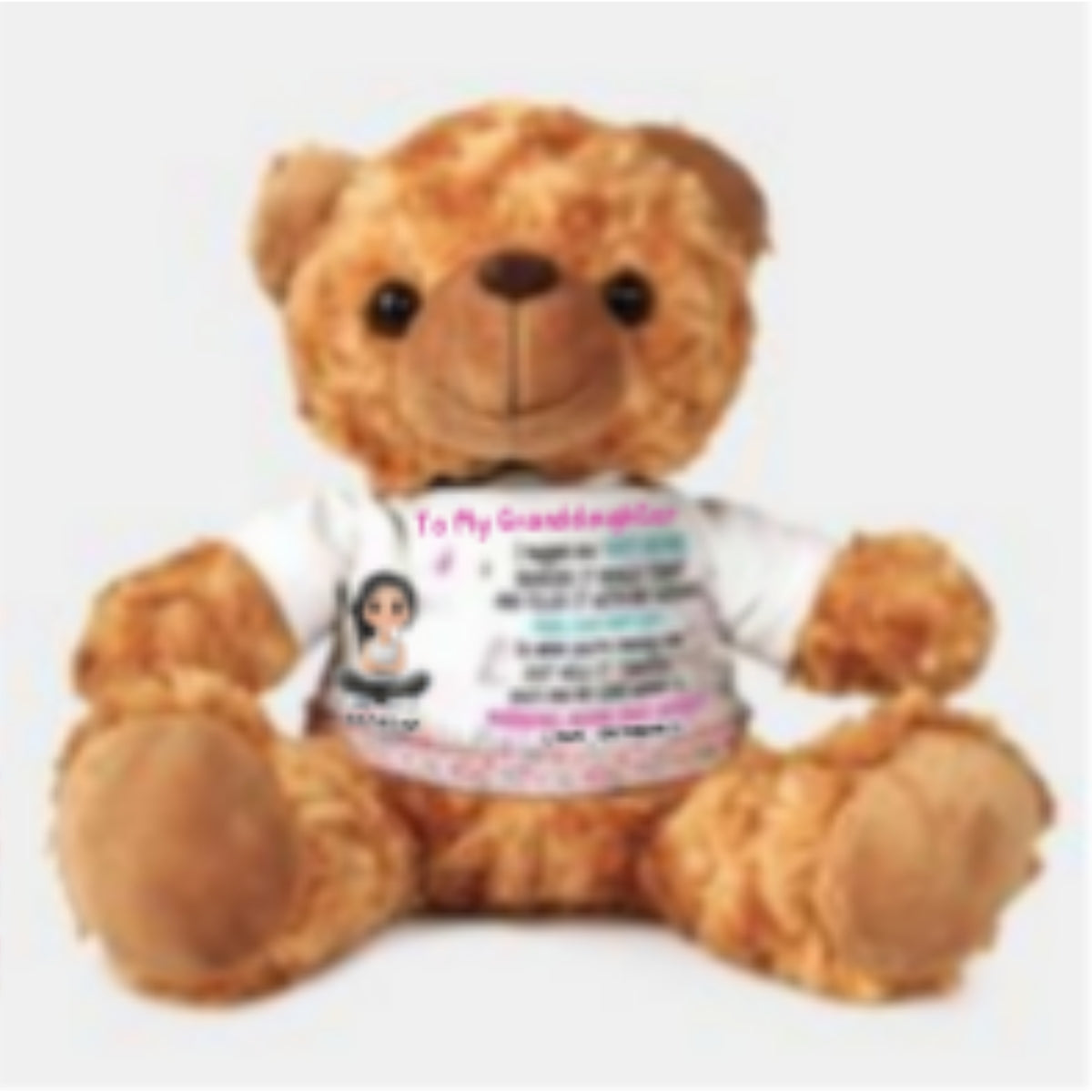 To My Grandchild - Personalized Custom Cuddle Bear