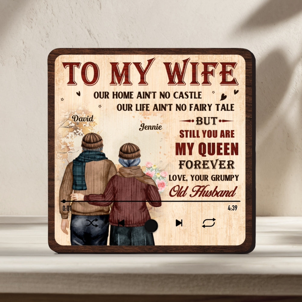 To My Wife - Personalized Custom Music Fridge Magnet