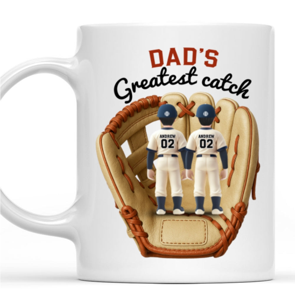 Greatest Catch - Personalized Custom Coffee Mug