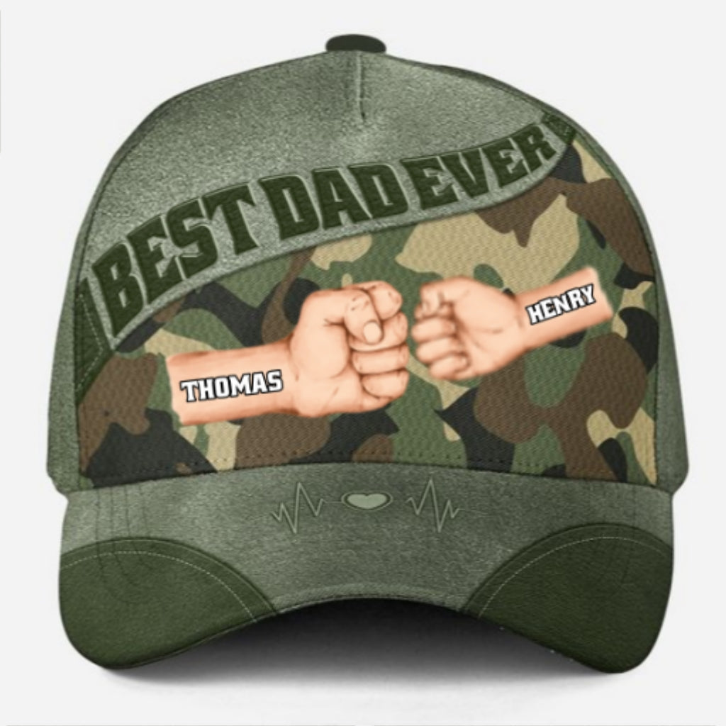 Best Dad Grandpa Ever - Personalized Custom Classic Cap