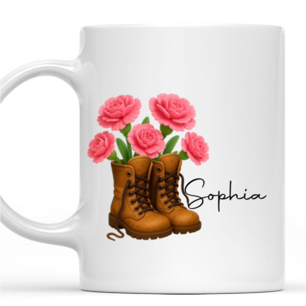 Friends Are Flowers That Never Fade 3 - Personalized Custom Coffee Mug