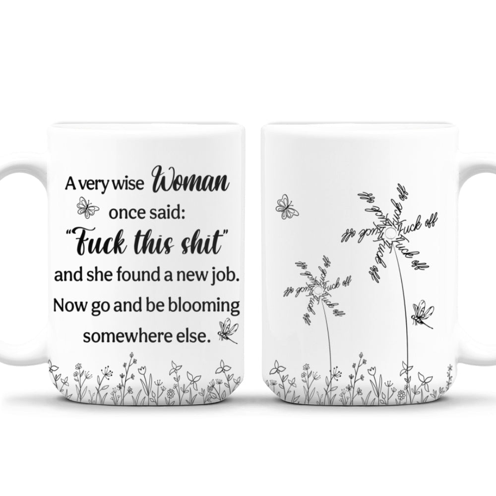 New Job But Same Hidden Sass - Personalized Custom Coffee Mug