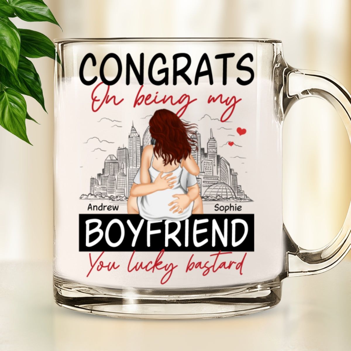 I Liked You - Personalized Custom Glass Mug