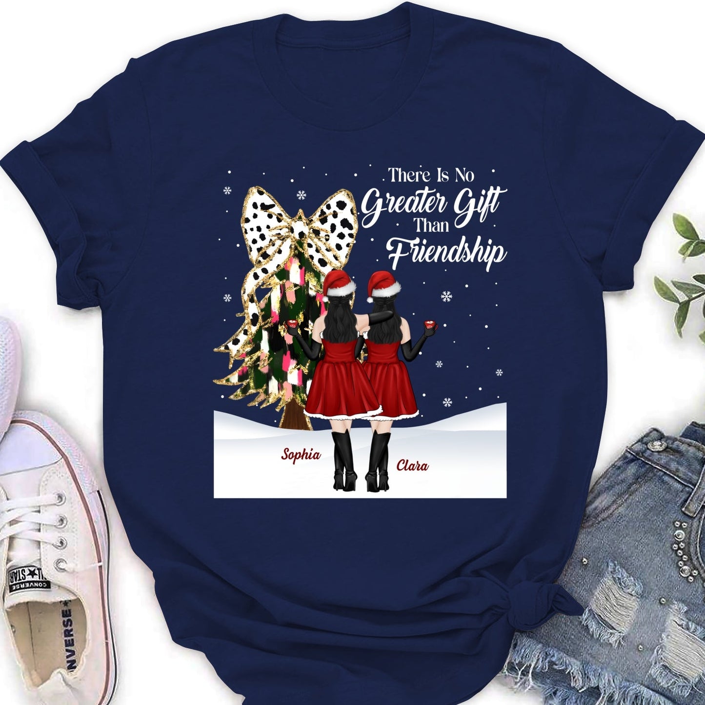 Best Friends Bestie Christmas - Personalized Custom Shirt