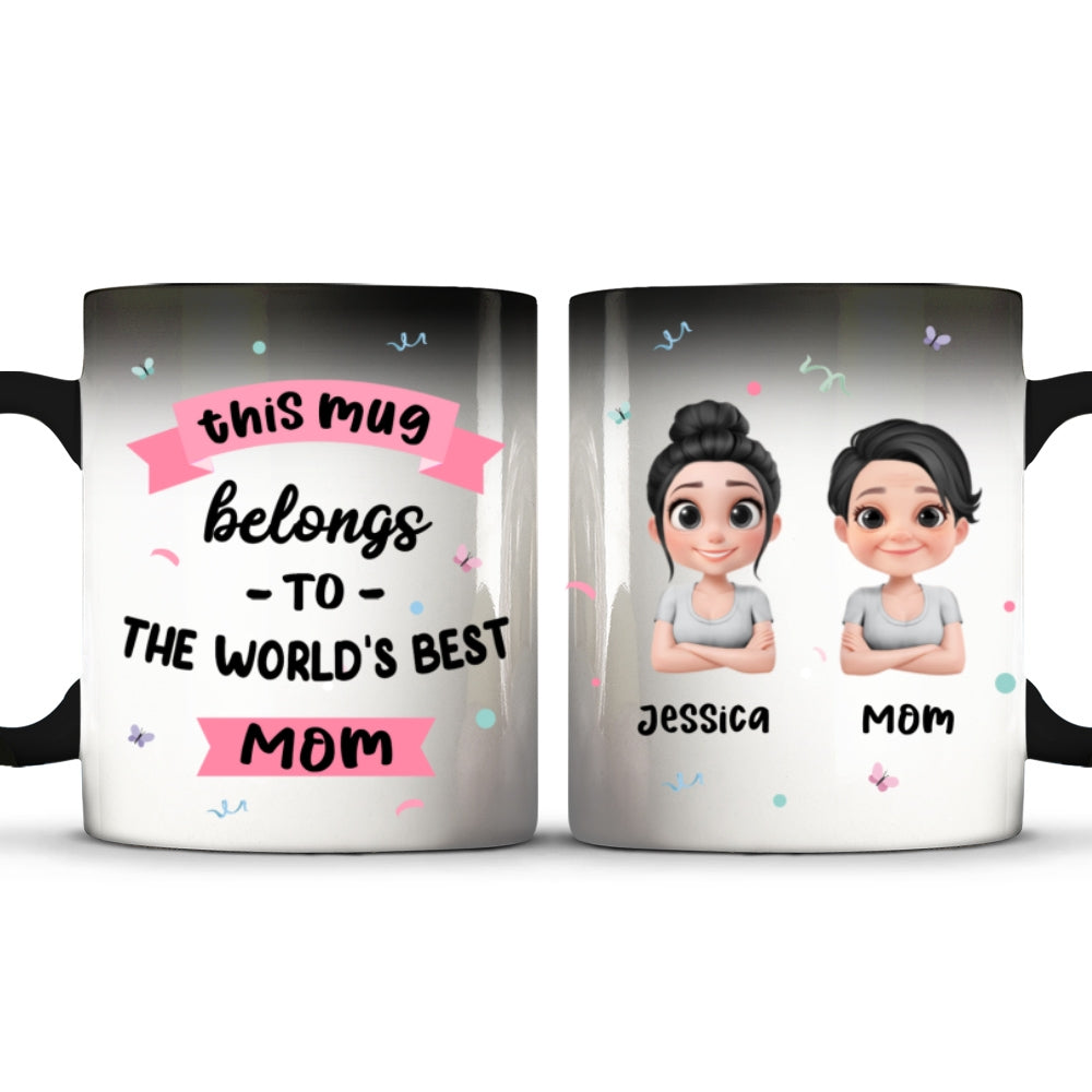 This Mug Fuels Awesome Moms - Personalized Custom Color Changing Mug