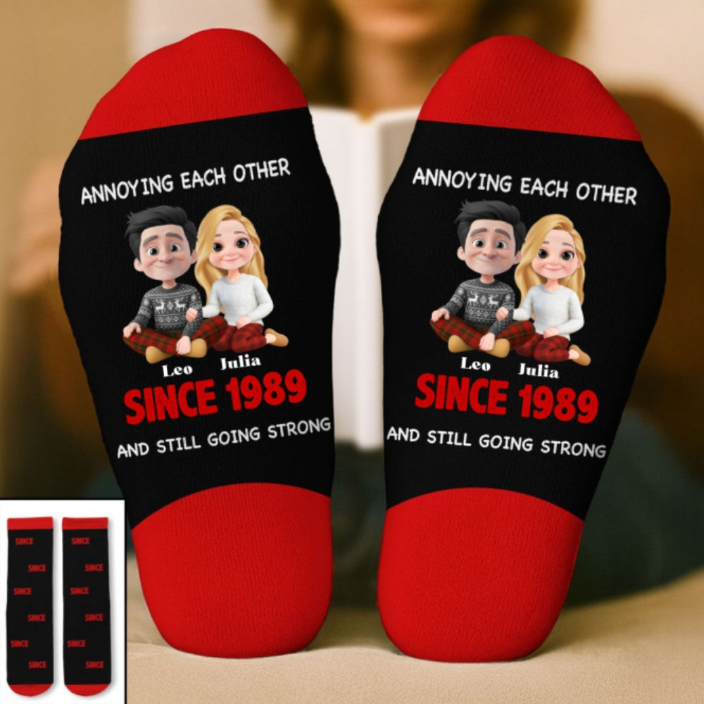 Together Forever - Personalized Custom Crew Socks