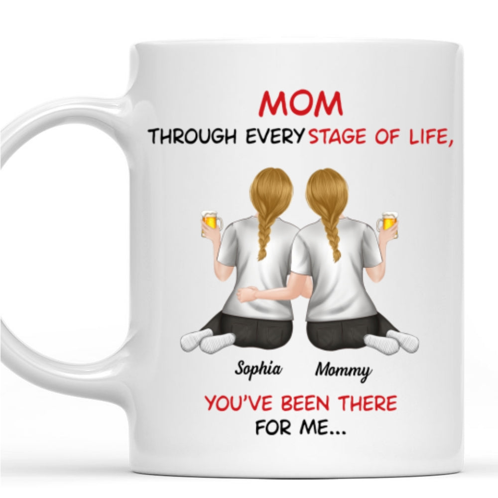 Love Gows Because Of You - Personalized Custom Coffee Mug