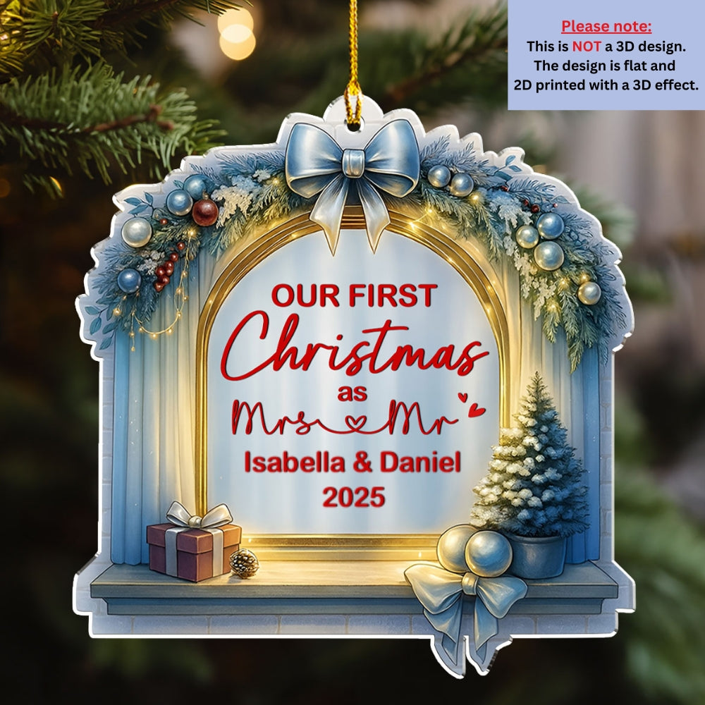 First Christmas - Personalized Custom Acrylic Ornament