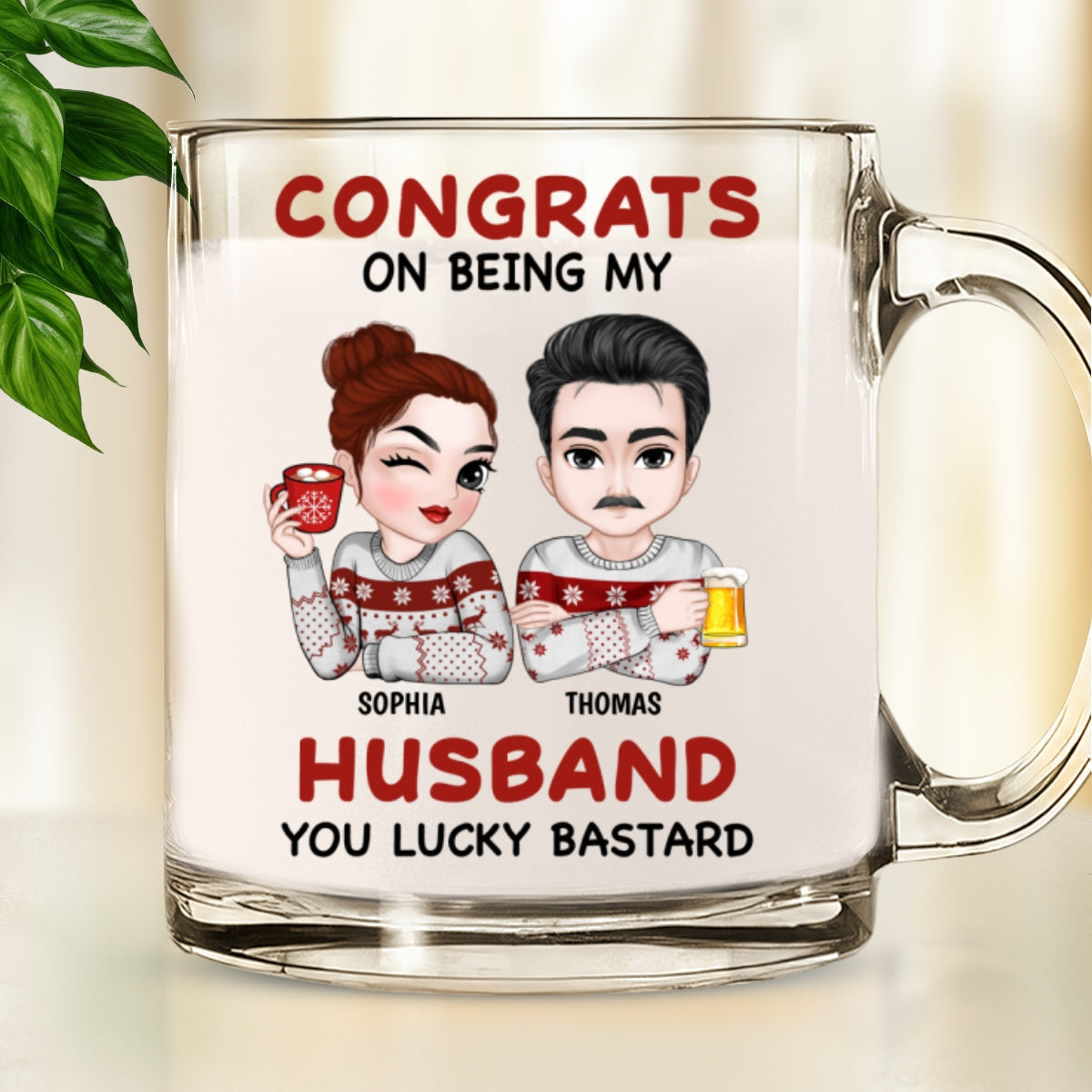 Still Love you - Personalized Custom Glass Mug