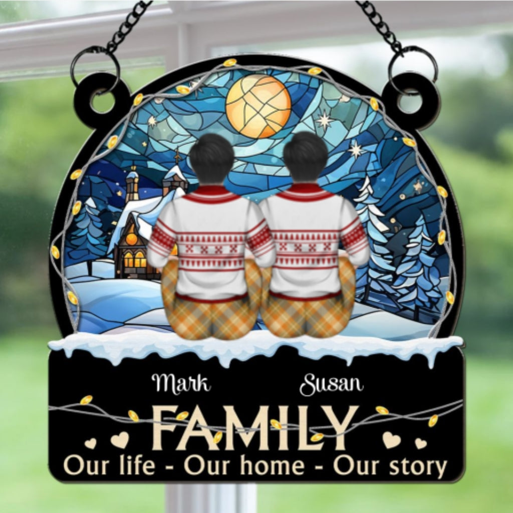 Our Family - Personalized Custom Suncatcher