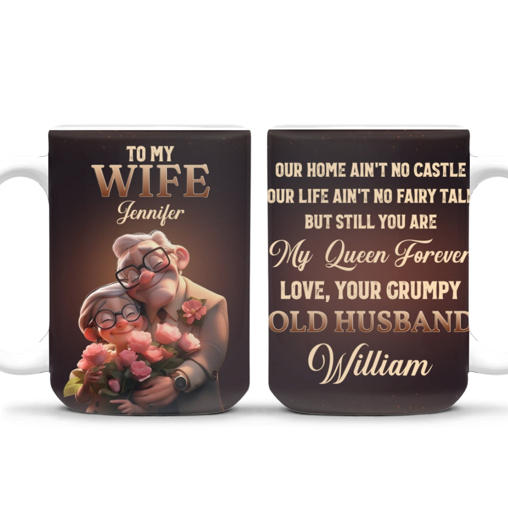 You Are My Queen Forever - Personalized Custom Coffee Mug