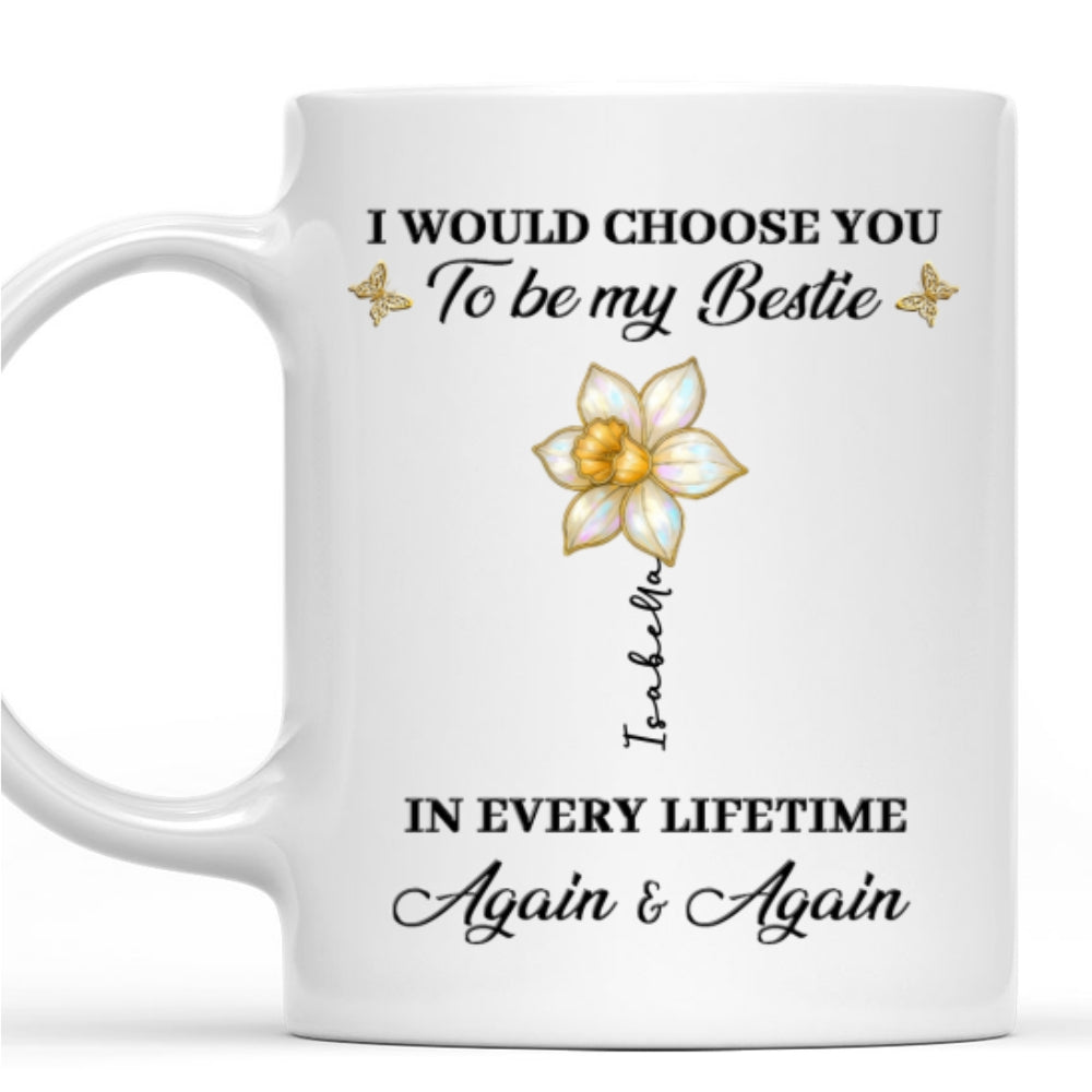 True Friends Always - Personalized Custom Coffee Mug