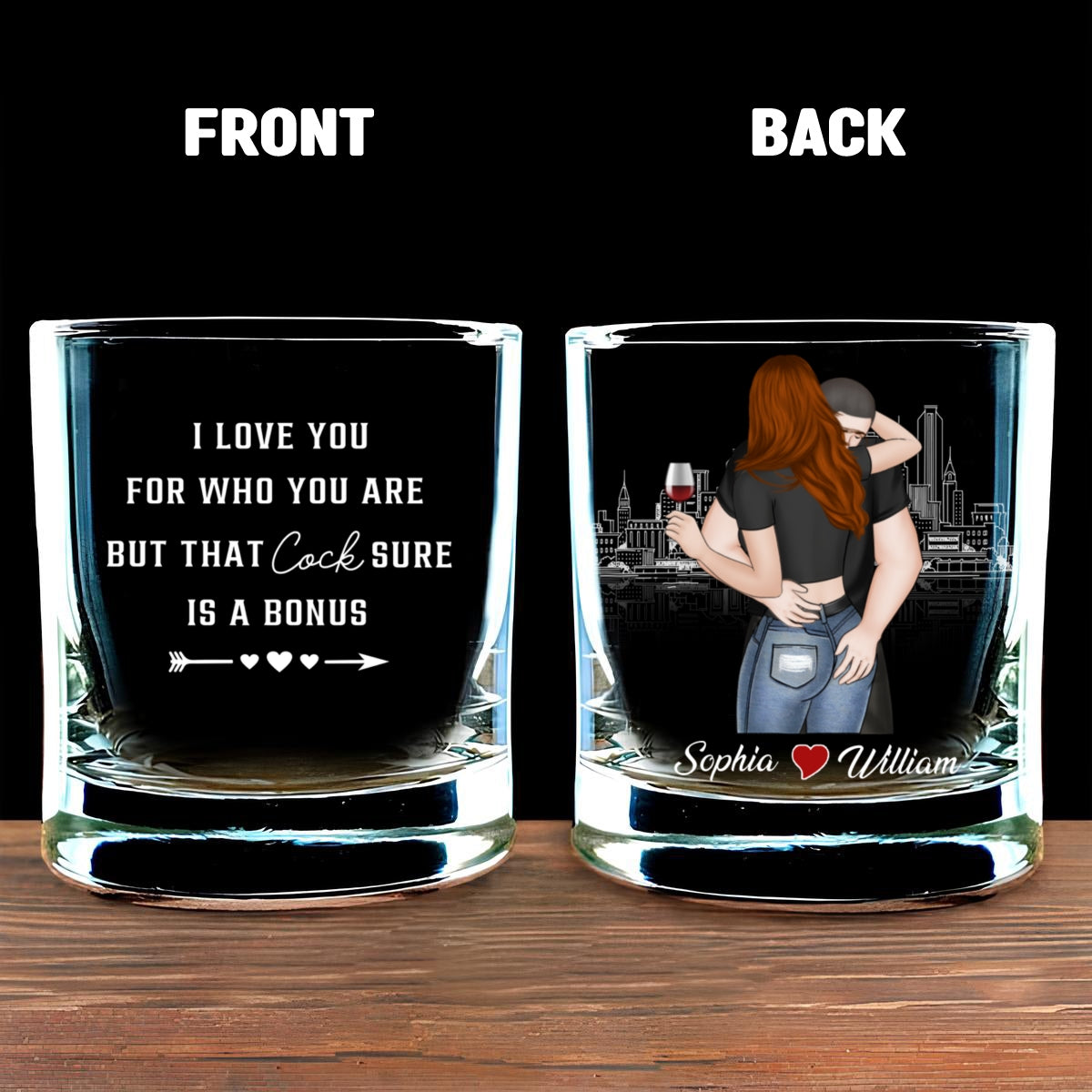 Your Reminder - Personalized Custom Whiskey Glass